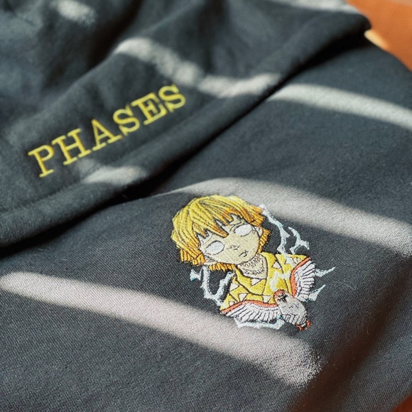 Custom zenitsu hoodie embroidery design! - Picture 1 of 1